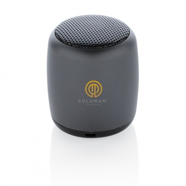 Logo trade promotional merchandise photo of: Mini aluminium wireless speaker