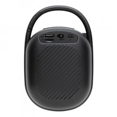 Logotrade promotional item image of: RCS recycled plastic Lightboom 5W Clip speaker