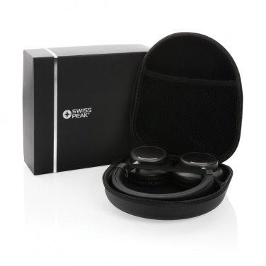 Logo trade corporate gifts picture of: Swiss Peak wireless headphone V3