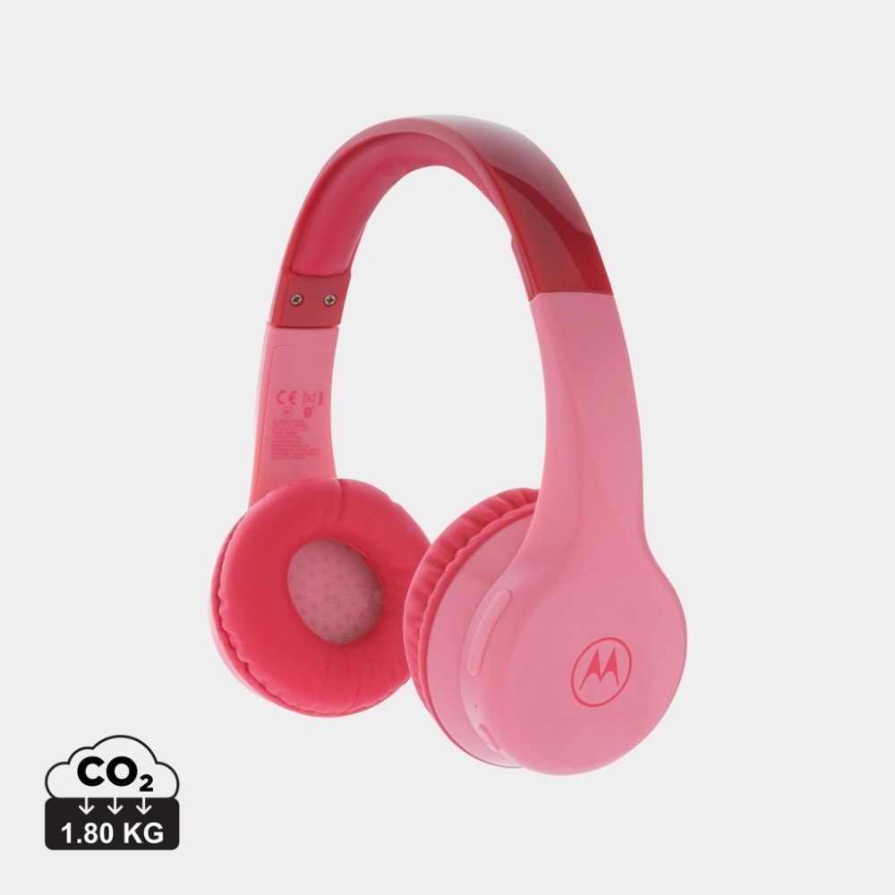 Logo trade promotional gifts image of: Motorola JR 300 kids wireless safety headphone