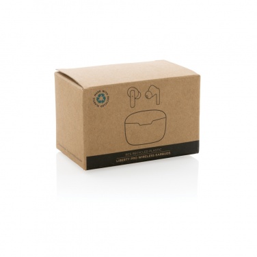 Logotrade promotional giveaways photo of: RCS recycled plastic Liberty Pro wireless earbuds