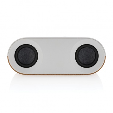 Logo trade advertising products picture of: Oregon RCS recycled plastic and cork 10W speaker