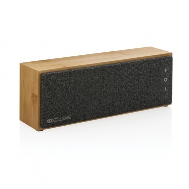 Logo trade promotional merchandise picture of: Wynn 10W bamboo wireless speaker