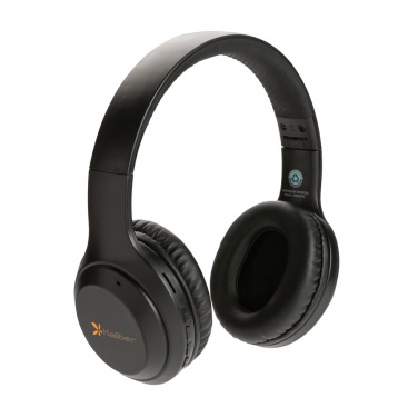 Logo trade advertising product photo of: RCS standard recycled plastic headphone