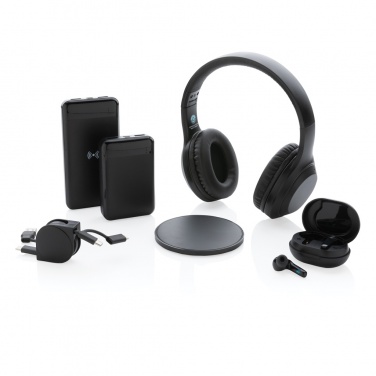 Logotrade promotional products photo of: RCS standard recycled plastic headphone
