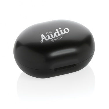 Logo trade promotional products picture of: RCS standard recycled plastic TWS earbuds