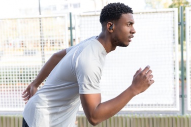 Logotrade promotional item picture of: Urban Vitamin Pacifica RCS rplastic earbuds