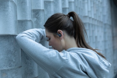 Logo trade advertising products picture of: Urban Vitamin Pacifica RCS rplastic earbuds