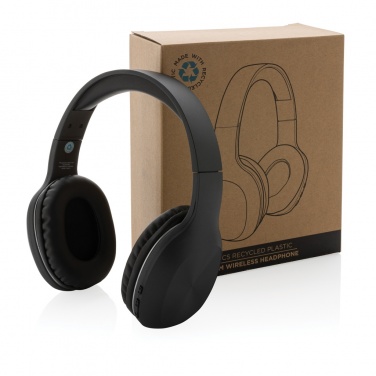 Logotrade promotional gifts photo of: RCS recycled plastic JAM wireless headphone