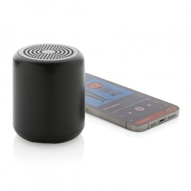 Logo trade promotional gift photo of: RCS certified recycled plastic 5W Wireless speaker