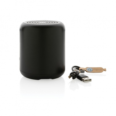 Logo trade promotional product photo of: RCS certified recycled plastic 5W Wireless speaker