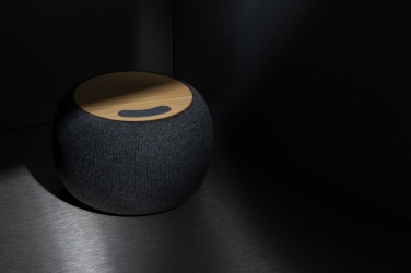 Logo trade promotional product photo of: RCS Rplastic/PET and bamboo 5W speaker
