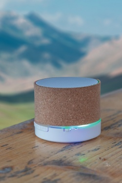Logo trade promotional gift photo of: Cork 3W wireless speaker