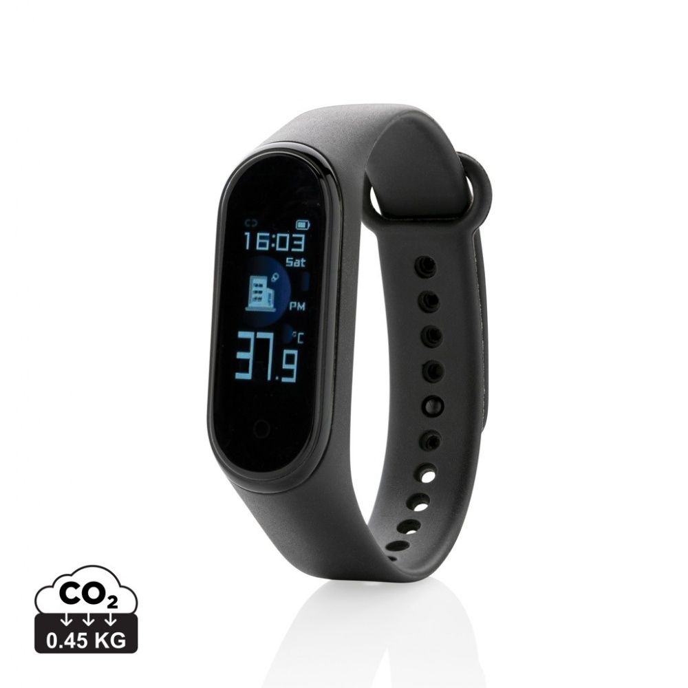 Logo trade promotional merchandise photo of: Stay Healthy Bracelet Thermometer