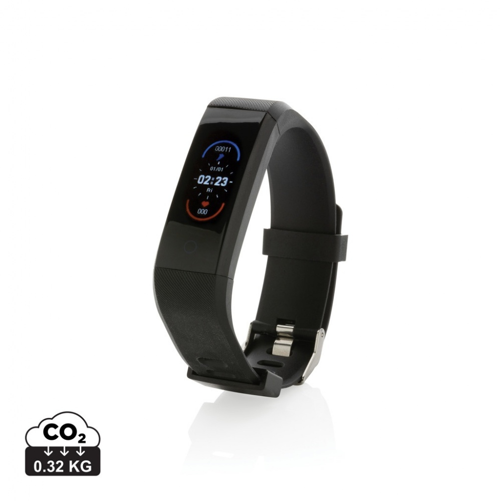 Logotrade promotional gift image of: RCS recycled TPU Sense Fit with heart rate monitor