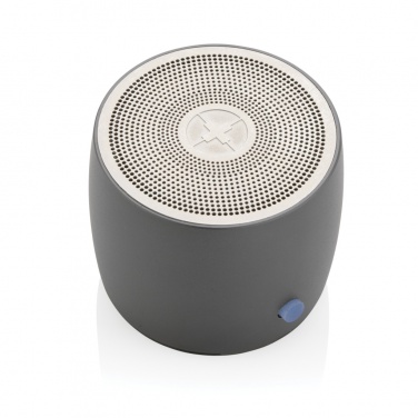 Logo trade promotional merchandise picture of: Swiss Peak RCS recycled aluminum 3W bass speaker