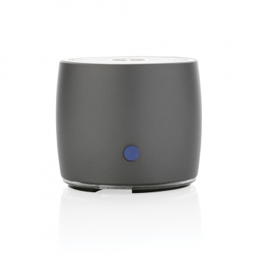 Logo trade business gifts image of: Swiss Peak RCS recycled aluminum 3W bass speaker