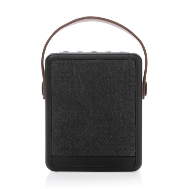 Logo trade corporate gifts picture of: Skywave RCS recycled plastic solar speaker 12W