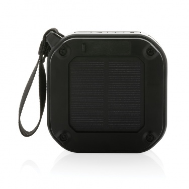 Logotrade corporate gift image of: 3W RCS recycled plastic wireless sunwave solar speaker