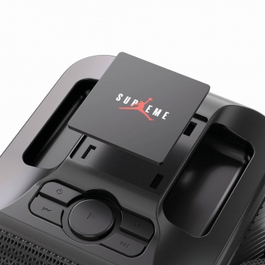 Logotrade promotional giveaway image of: Singvibe RCS recycled plastic karaoke set with double mic