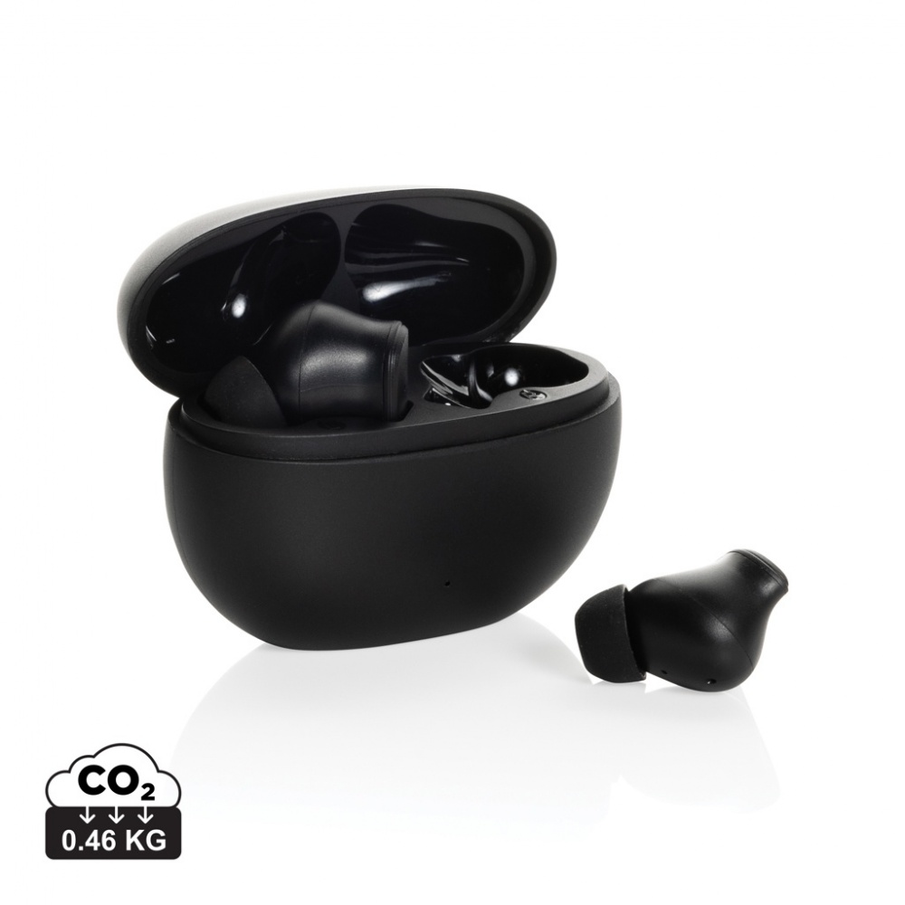 Logo trade promotional item photo of: Prolink RCS recycled plastic hybrid ANC/ENC earbud