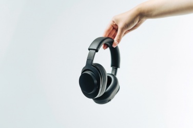 Logo trade advertising products image of: Irvine RCS recycled and repairable ANC wireless headphone