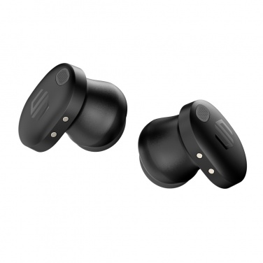 Logo trade promotional merchandise image of: Lakewood RCS recycled and repairable wireless earbuds