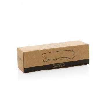 Logotrade business gift image of: Wooden outdoor knife