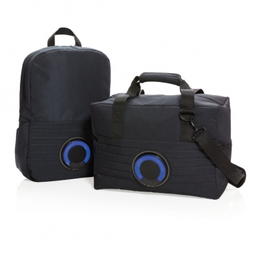 Logo trade promotional giveaways image of: Party speaker cooler bag