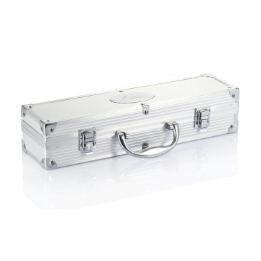 Logotrade advertising product picture of: 3 pcs barbecue set in aluminium box