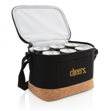 Logotrade business gift image of: Two tone cooler bag with cork detail