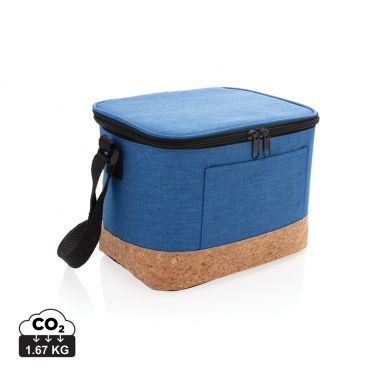 Logo trade advertising product photo of: Two tone cooler bag with cork detail