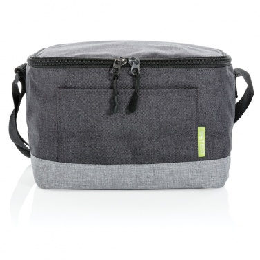 Logo trade advertising products image of: Duo colour RPET cooler bag