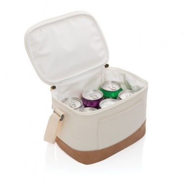 Logo trade promotional products image of: Impact AWARE™ 16 oz. rcanvas six can cooler bag