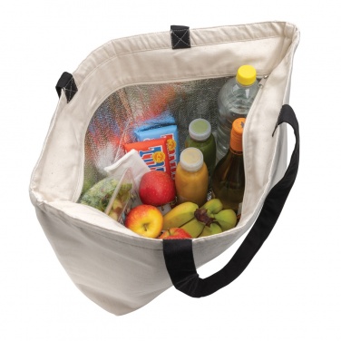 Logo trade promotional products image of: Impact Aware™ 285 gsm rcanvas large cooler tote undyed