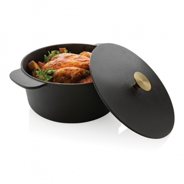Logo trade promotional giveaways image of: Ukiyo cast iron pan large