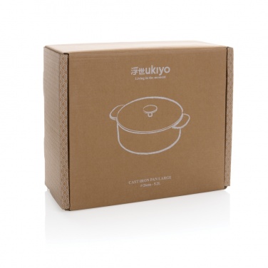 Logo trade promotional items picture of: Ukiyo cast iron pan large