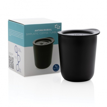 Logotrade promotional gift image of: Simplistic antimicrobial coffee tumbler
