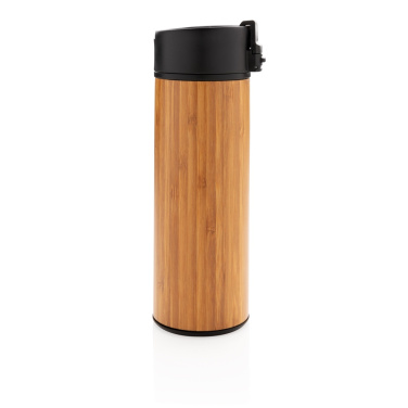 Logotrade advertising products photo of: Bogota vacuum bamboo coffee mug