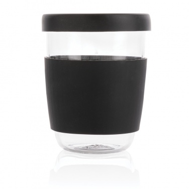 Logotrade promotional merchandise picture of: Ukiyo borosilicate glass with silicone lid and sleeve