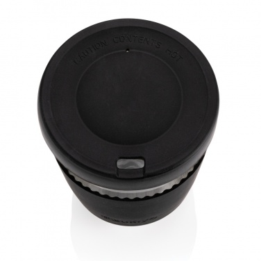 Logo trade business gifts image of: Ukiyo borosilicate glass with silicone lid and sleeve