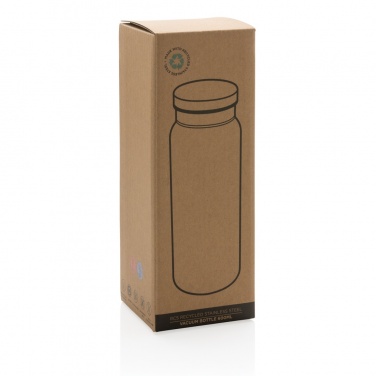 Logotrade advertising products photo of: RCS Recycled stainless steel vacuum bottle 600ML