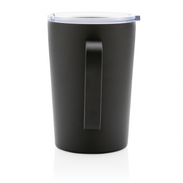Logo trade promotional merchandise photo of: RCS Recycled stainless steel modern vacuum mug with lid