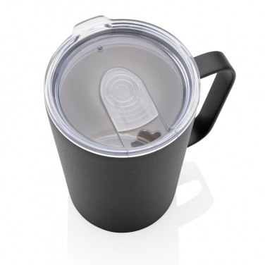 Logotrade promotional merchandise photo of: RCS Recycled stainless steel modern vacuum mug with lid
