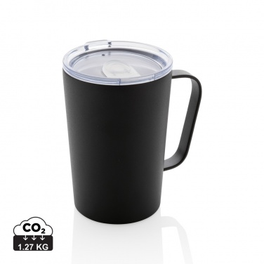 Logo trade advertising product photo of: RCS Recycled stainless steel modern vacuum mug with lid