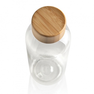 Logo trade corporate gifts picture of: RCS RPET bottle with bamboo lid