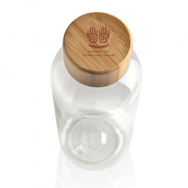 Logotrade advertising products photo of: RCS RPET bottle with bamboo lid