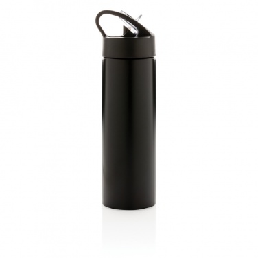 Logo trade promotional gifts image of: Sport bottle with straw