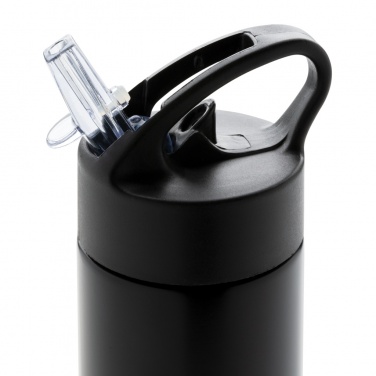 Logo trade advertising products picture of: Sport bottle with straw