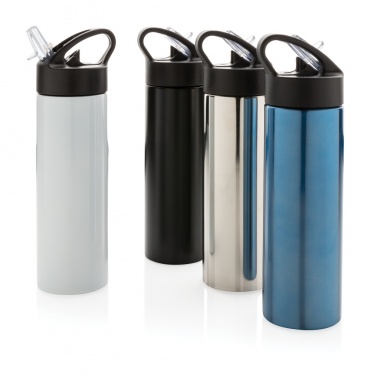 Logo trade advertising product photo of: Sport bottle with straw